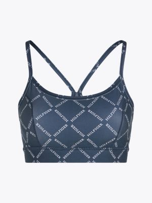 Reggiseno Sport a sostegno leggero Grigio Tommy Hilfiger