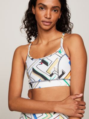 Brassière de sport blanche sale