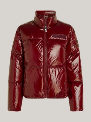 Tommy hilfiger 2024 puffer jacket shiny