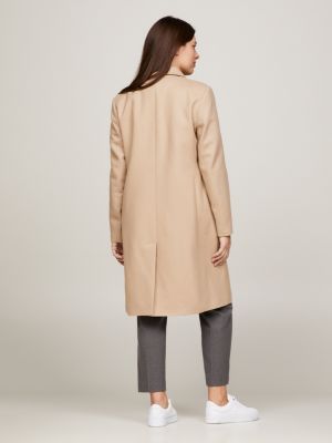 Classics Wool Blend Coat, Beige