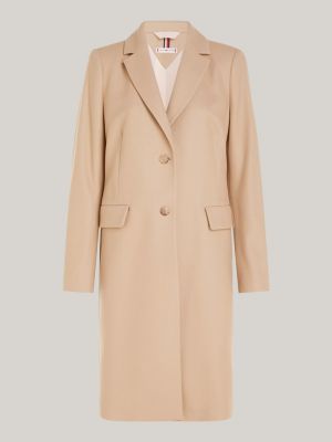 Nevereven wool cheap blend tie coat