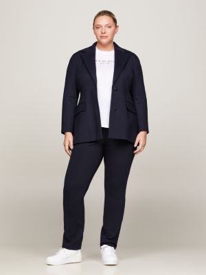 Tommy hilfiger women's hot sale navy blazer