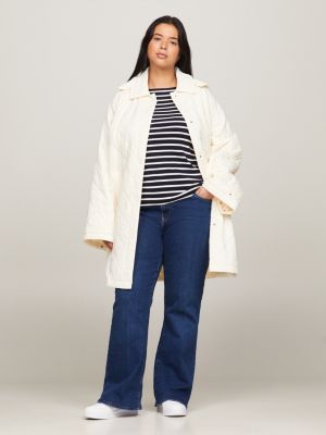 denim curve bootcut jeans mit hohem bund für damen - tommy hilfiger