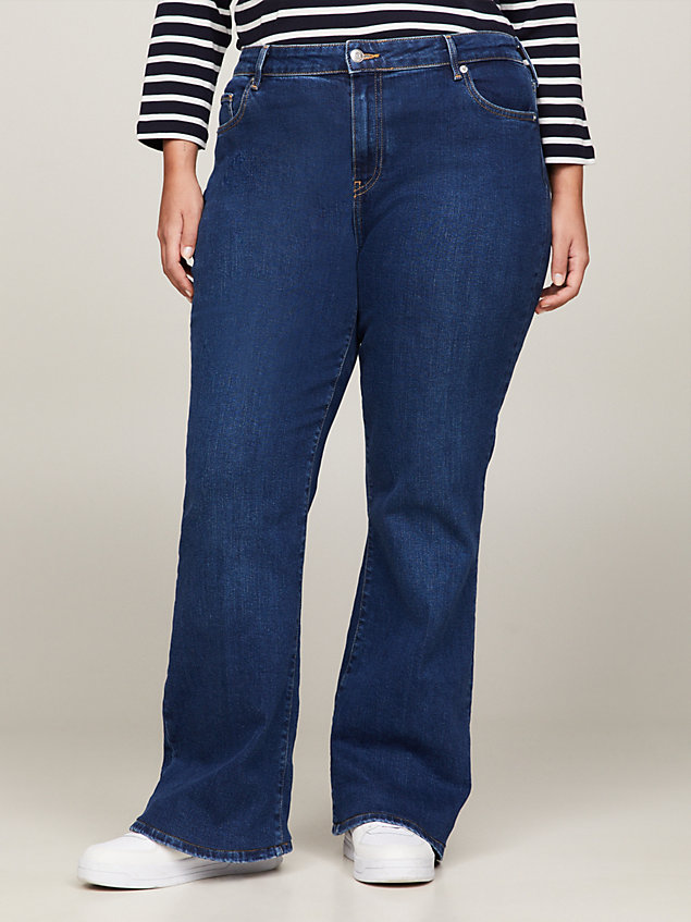 denim curve high rise bootcut jeans for women tommy hilfiger