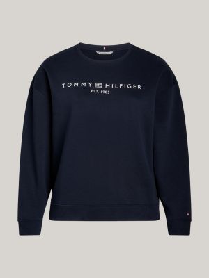 TOMMY HILFIGER - Women's lurex signature logo sweatshirt 