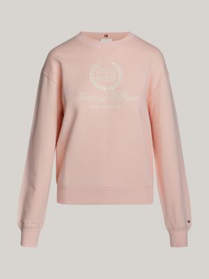 Roze tommy hilfiger trui dames hotsell