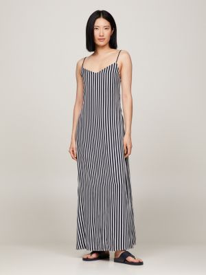 Striped long dress - Women