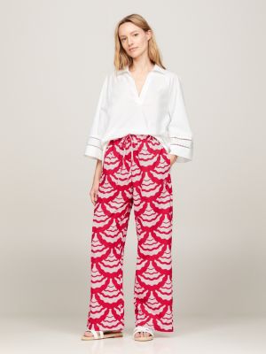 Women's Trousers - Wide-Leg, Work & More | Tommy Hilfiger® SI
