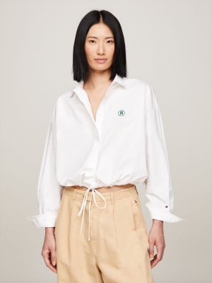 Tommy Hilfiger shirt for women in White, Size:Large price in UAE