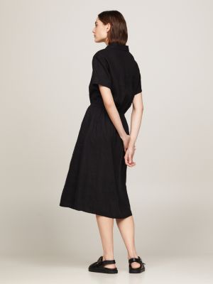 Black tommy hilfiger dress hotsell