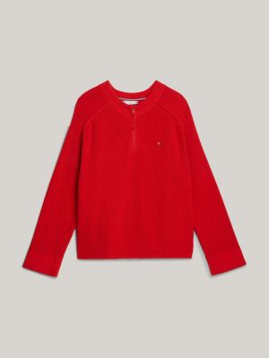 Tommy hilfiger zip on sale jumper