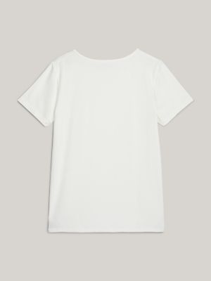 Adaptive 1985 Collection Signature T-Shirt | White | Tommy Hilfiger