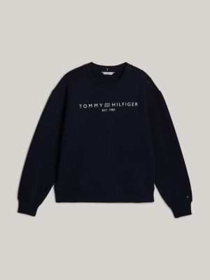 Tommy Hilfiger Essential Pure Cotton Sweatshirt Navy