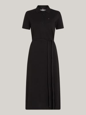 Black dress tommy hilfiger hotsell