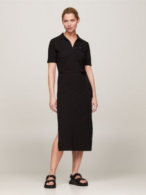 Black polo hotsell dress women's