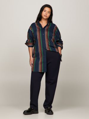 Tommy Hilfiger Fluid Viscose Crepe Shirt - Women's Shirts