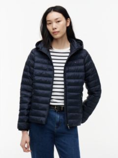 Lightweight Padded Hooded Jacket — Blue 1