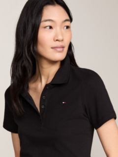 Heritage Slim Fit Polo Shirt — Black 4