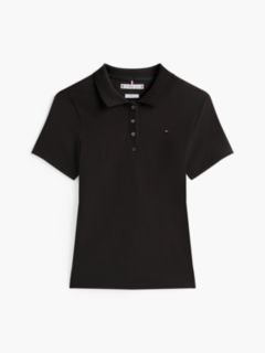 Heritage Slim Fit Polo Shirt — Black 8