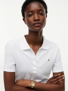 Heritage Slim Fit Polo Shirt — White 3