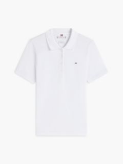 Heritage Slim Fit Polo Shirt — White 8