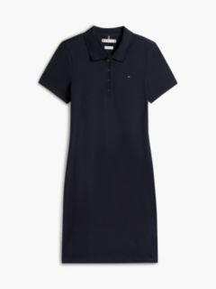 Heritage Slim Fit Mini Polo Dress — Blue 9