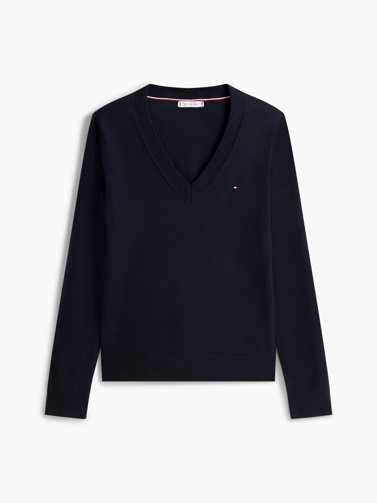Heritage V-Neck Jumper — Blue