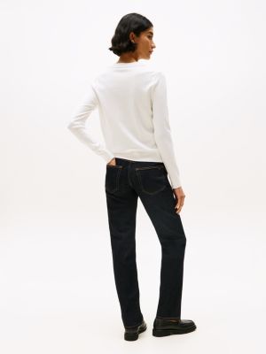 Ladies long v neck jumpers sale