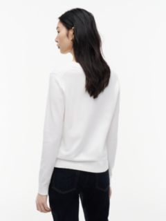Heritage V-Neck Jumper — White 5