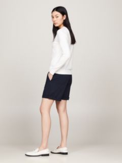 Heritage V-Neck Jumper — White 6