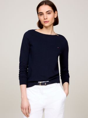 Tommy Hilfiger Essential Pure Cotton Sweatshirt Navy