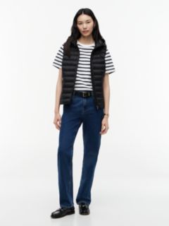 Down-Filled Quilted Vest — Black 2