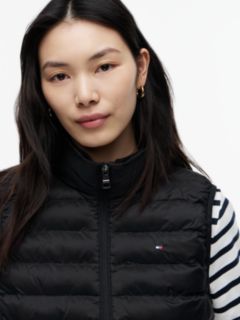 Down-Filled Quilted Vest — Black 3