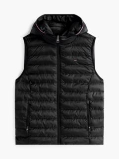 Down-Filled Quilted Vest — Black 5