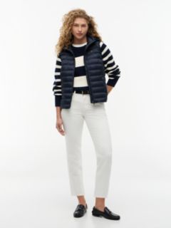 Down-Filled Quilted Vest — Blue 2