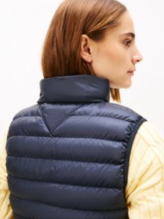 Down-Filled Quilted Vest — Blue 4