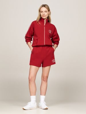 Chaqueta de chandal con cremallera Sport Roja Tommy Hilfiger