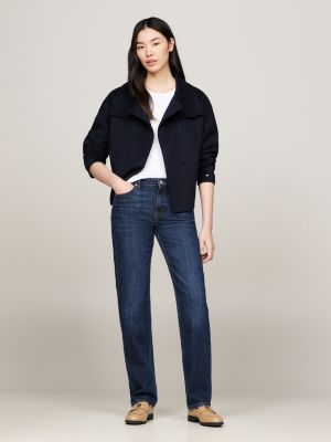 Collar neck jacket deals