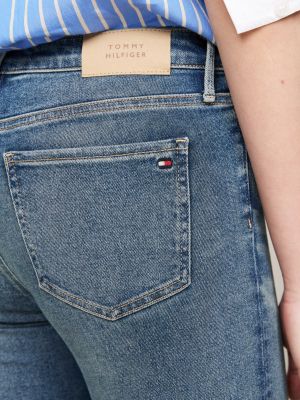 blue como mid rise skinny jeans for women tommy hilfiger