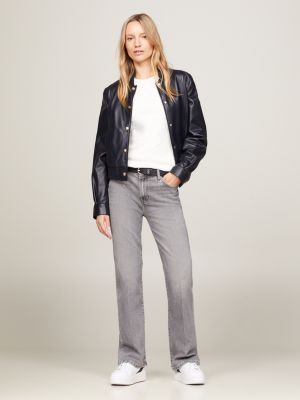 denim bootcut jeans mit mittelhohem bund für damen - tommy hilfiger