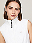 Sport Hilfiger Monotype Waisted Vest | White | Tommy Hilfiger