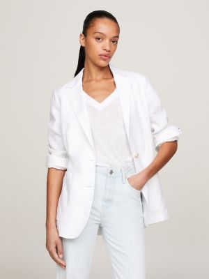 Blazer feminino - R$ 69.99, cor Branco, tamanhos P, M, G, GG #48778, compre  agora