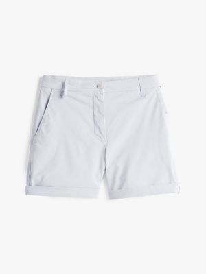 short chino décontracté bleu pour femmes tommy hilfiger