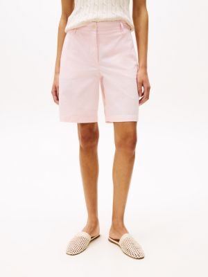 shorts chino relaxed fit rosa da donne tommy hilfiger