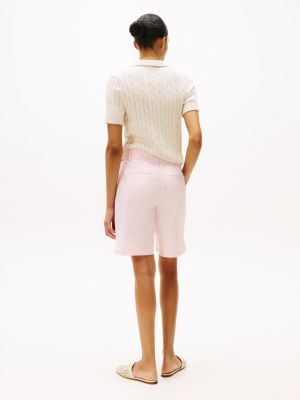 shorts chino relaxed fit rosa da donne tommy hilfiger