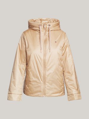 Tommy hilfiger zip thru cheap puffer jacket