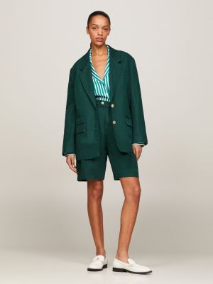 Tommy hilfiger green discount blazer