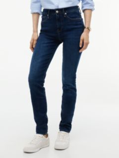 Como Mid Rise Skinny Jeans — Blue 1