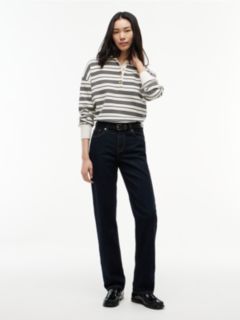 Mid Rise Classic Straight Jeans — Blue 2