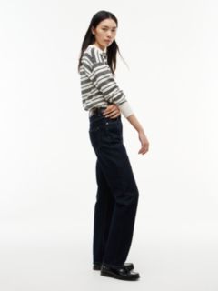 Mid Rise Classic Straight Jeans — Blue 3